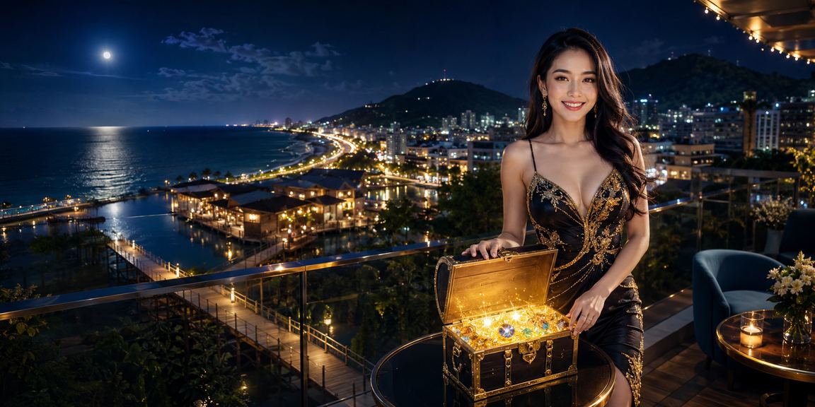 Người dùng tại bãi biển Vũng Tàu trải nghiệm cá cược trực tuyến trên điện thoại trong buổi chiều tối